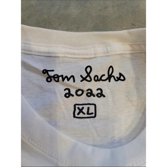Tom Sachs 10 bullets white tee size XL - Picture 3 of 4